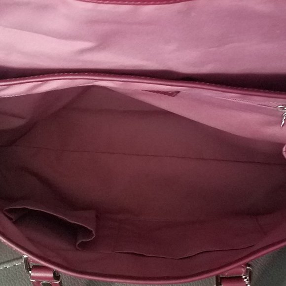 Vintage Burgundy Coach Bag - Picture 4 of 5